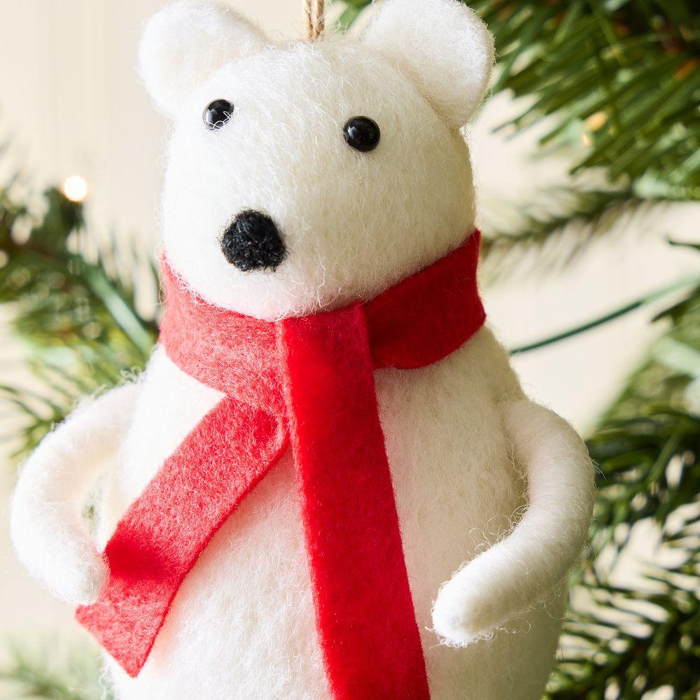 Polar bear ornament hotsell